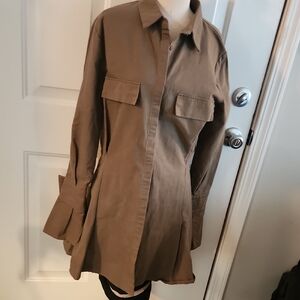 Classic Green Utility Shirt Jacket